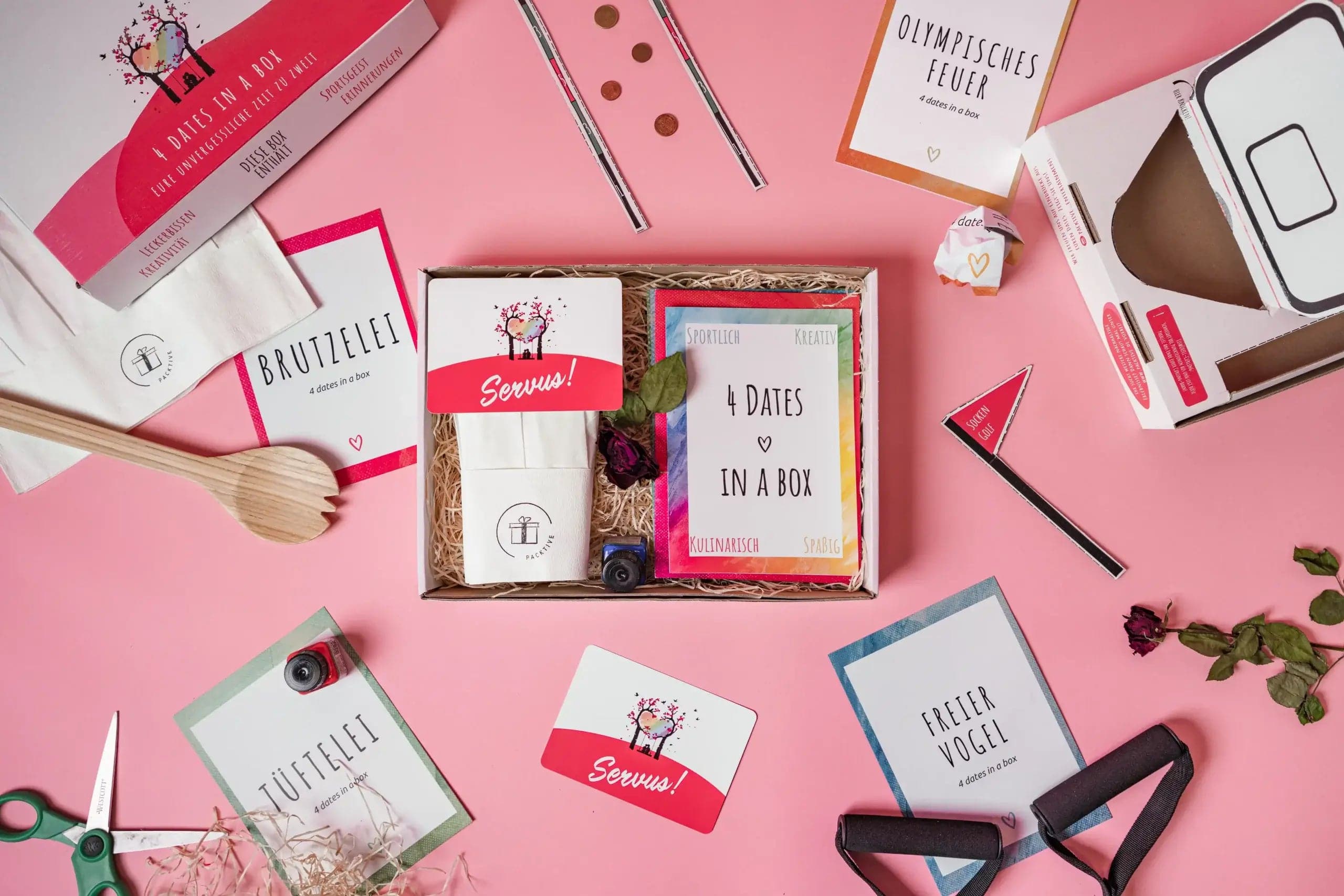 4 Dates in a Box deine kreative Date Box Packtive
