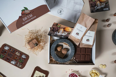 Kreatives Geschenk mit Schokolade
